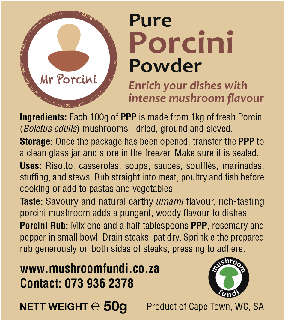 Mr Porcini — Pure Porcini Powder, 50g pack